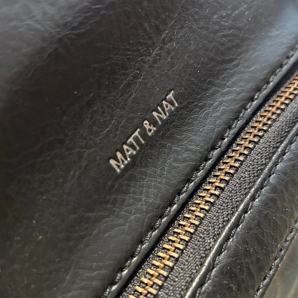 Matt & Nat Black and Clear Backpack - Picture 3 of 6